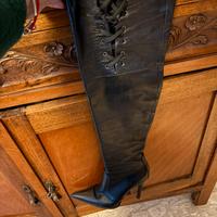 Stivale pelle nera Casadei n.38