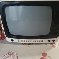 TV bianco e nero vintage 14 pollici 