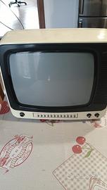 TV bianco e nero vintage 14 pollici 