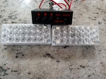 Luci strobo e lampeggiatore rosso a led