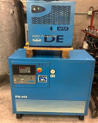 compressore completo di essiccatore e serbatoio 