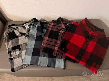 CAMICE 4 lunghe a quadri