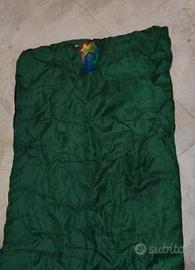Sacco a pelo verde militare compatto