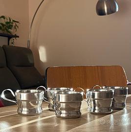 Tazzine Termiche Vintage "Jolly" Rivadossi  inox