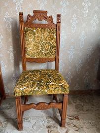 Sedie stile classico schienale alto Urbania