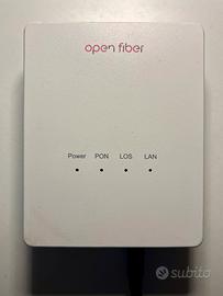 Convertitore ZTE Open Fiber per connessioni FTTH
