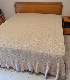 Coperta matrimoniale ad uncinetto 