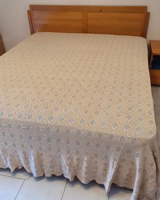 Coperta matrimoniale ad uncinetto 
