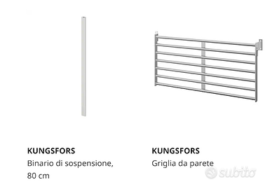 Ikea Kungsfor griglia da parete - Arredamento e Casalinghi In