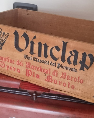 Grande Scatola in Legno Marchesi di Barolo vino
