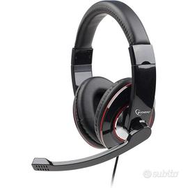 TECHMADE MHS-001 HEADSET GEMBIRD STEREO SCHWARZ CU