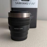 Samyang 20mm T1,9 per Sony Full frame