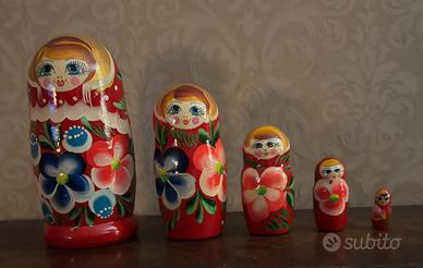 Matrioska 5 pezzi.
