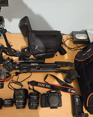 canon 90d + accessori