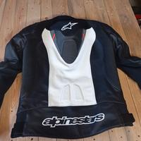 giubbotto pelle  alpinestar missile v2