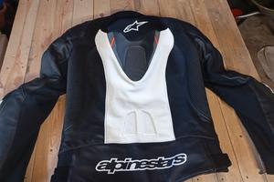 giubbotto pelle  alpinestar missile v2