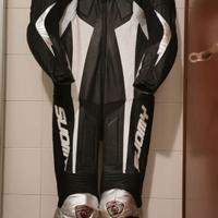 Tuta da moto intera in pelle di canguro Suomy