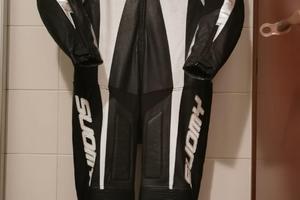 Tuta da moto intera in pelle di canguro Suomy