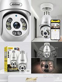 Telecamera Wi-Fi smart a lampadina