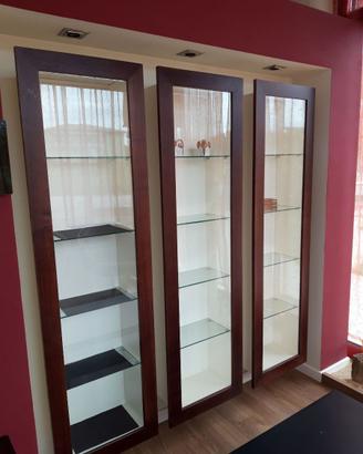VETRINE PENSILE in legno