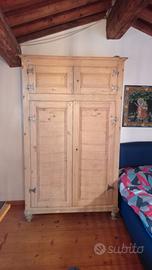 Armadio in legno di abete del XIX Secolo