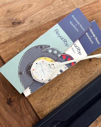 Swatch x Audemars Piguet Royal Pop "Huit Blanc"