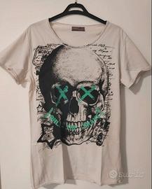T-shirt Teschio Only the Brave-tg. M-summer 2026