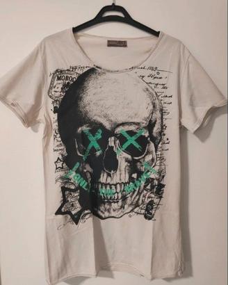 T-shirt Teschio Only the Brave-tg. M-summer 2026