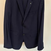 Vestito uomo giacca pantalone blu notte tg.52