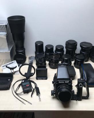 Mamiya RZ67 PROII con ottiche e accessori