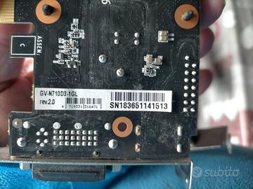 Scheda Video NVIDIA GT 710 1GB DDR3 HDMI DVI VGA