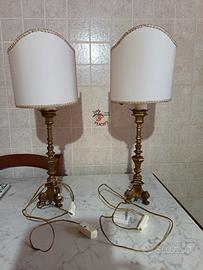 Abat-jour stile barocco in ottone