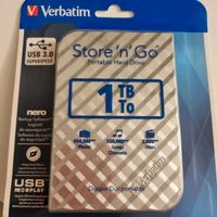 hard disk esterno Verbatim nuovo