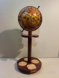 Mappamondo portabottiglie Whiskies of The World