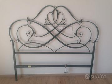 Testata matrimoniale in ferro battuto LIPPARINI