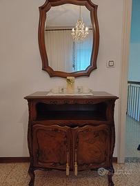 mobile in legno con specchio 