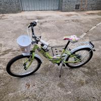 Bicicletta verde ruote 20 pollici