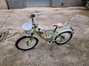 Bicicletta verde ruote 20 pollici