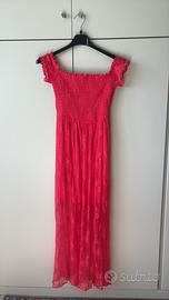 Vestito lungo rosso guess