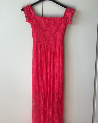 Vestito lungo rosso guess