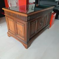 scrivania cassettoni inglese '800