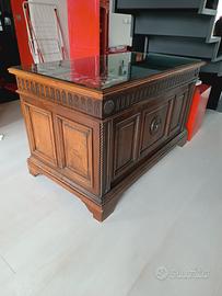 scrivania cassettoni inglese '800