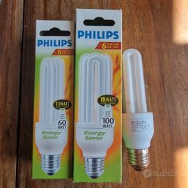 3 lampadine e Philips Energy Saver