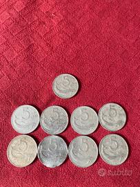 monete lire rare - 5 Lire del 1955