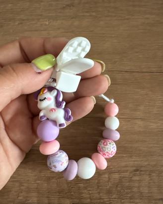 Catenella porta ciuccio per bambine