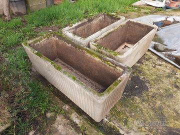 Vasi fioriere in cemento 