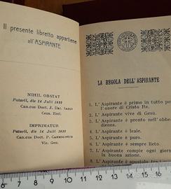 Libro Religioso Antico libretto il libro dell’aspi