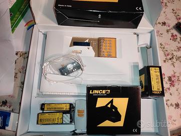 Allarme Antifurto kit  Lince filare e radio   