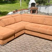 Divano ad angolo con letto estraibile