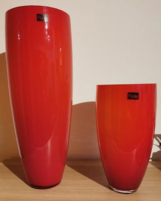 Vasi Fade in vetro rosso